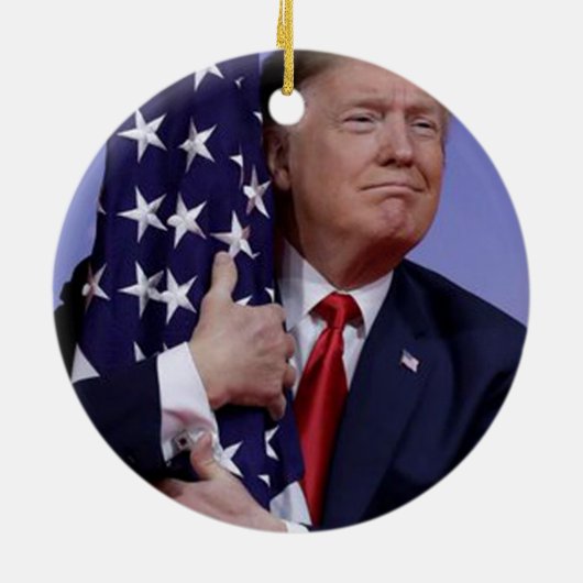 トランプ2020さらに4年 セラミックオーナメント (裏面)