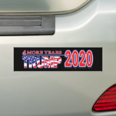 トランプ2020さらに4年 バンパーステッカー (車上)