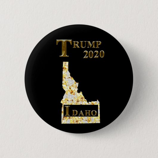 トランプ2020アイダホ 缶バッジ (正面)
