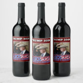 トランプ2020アメリカはカウボーイが必要 ワインラベル (ボトル)