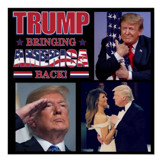 トランプ2020アメリカを復活 ポスター (正面)