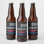 トランプ2020アメリ保ア・セーフ ビールラベル (ボトル)