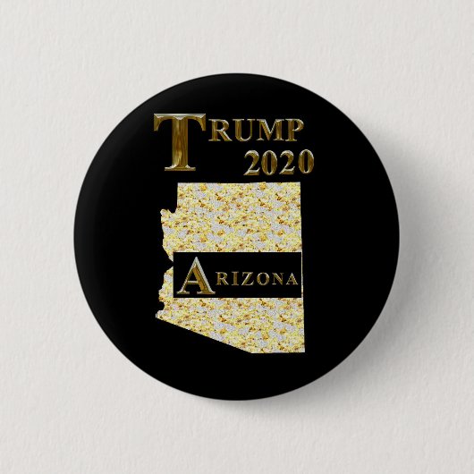 トランプ2020アリゾナ 缶バッジ (正面)