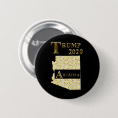 トランプ2020アリゾナ 缶バッジ (正面&裏面)