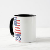 トランプ2020ア保メリカ再び マグカップ (正面左)