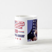トランプ2020ア保メリカ素晴らし コーヒーマグカップ (中央)