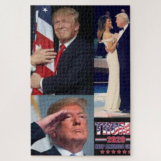 トランプ2020ア保メリカ素晴らし ジグソーパズル (縦)