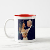 トランプ2020ア保メリカ素晴らし ツートーンマグカップ (左)