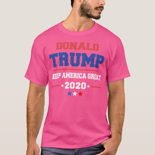 トランプ2020ア保メリカ素晴らし Tシャツ (正面)
