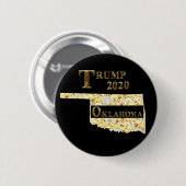 トランプ2020オクラホマ 缶バッジ (正面&裏面)