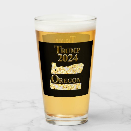 トランプ2020オレゴン タンブラーグラス (ドリンク正面)