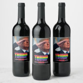 トランプ2020ゲイ用トランプ ワインラベル (ボトル)
