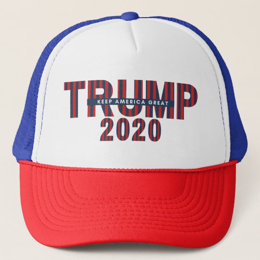 トランプ2020トラッカーハット キャップ (正面)