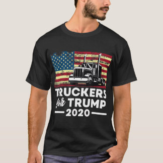 トランプ2020プロトランプトラックドライバーApのトラック運転手 Tシャツ