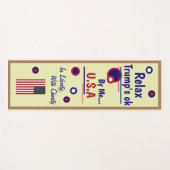 トランプ2020ヨガリラックスマット ヨガマット (正面(横))