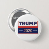 トランプ2020ロゴ 缶バッジ (正面&裏面)
