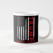 トランプ2020国旗 ジャンボコーヒーマグカップ (右)