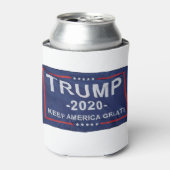 トランプ2020国旗 缶クーラー (缶正面)