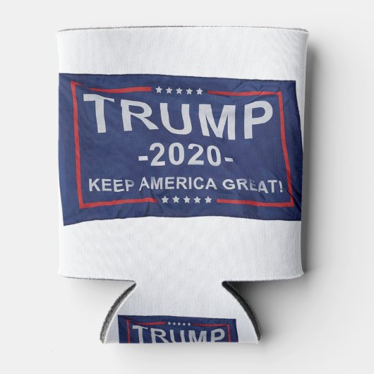 トランプ2020国旗 缶クーラー (正面)