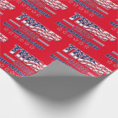 トランプ2020年保米総素晴らし統 ラッピングペーパー (角)