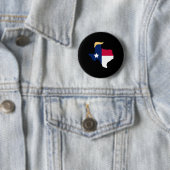 トランプ2020年選挙テキサス州国旗のトランプの髪 缶バッジ (インサイチュ)