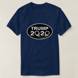 トランプ2020手錠 Tシャツ