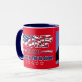 トランプ2020最高のはまだ来だ マグカップ (正面左)