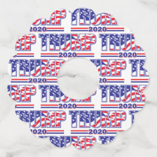 トランプ2020最高のはまだ来だ ワイングラスタグ