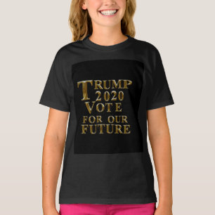 トランプ2020私たちの未来のための投票 Tシャツ