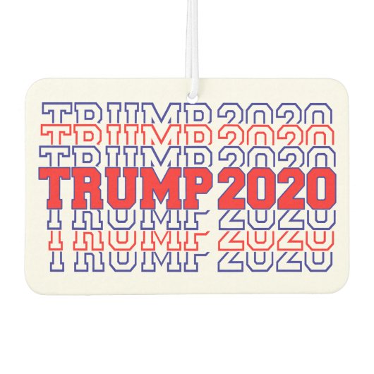トランプ2020米国選挙 カーエアーフレッシュナー (正面)