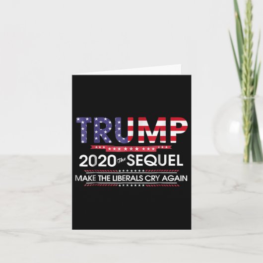 トランプ2020続編リベルアルを再び泣かせる カード (正面)