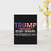 トランプ2020続編リベルアルを再び泣かせる カード (黄色い花)