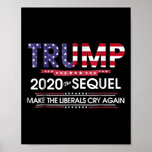 トランプ2020続編リベルアルを再び泣かせる ポスター (正面)