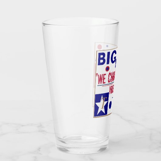 トランプ2020背の高いビールガラスタンブラー大きなメディア タンブラーグラス (右)