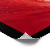 トランプ2020赤い波と憲法 ポスター (角)