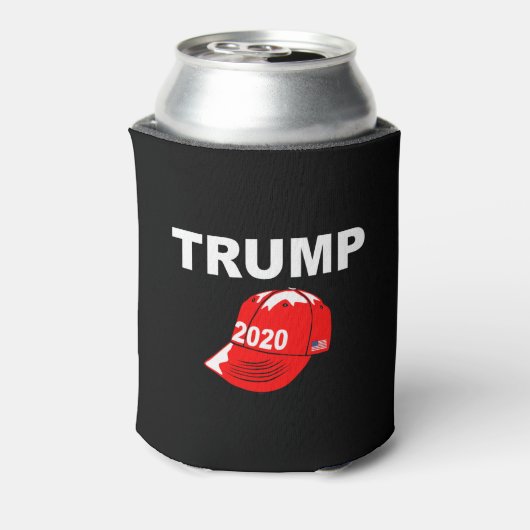 トランプ2020赤キャップ再プレジデント選キャンペーン 缶クーラー (缶裏面)