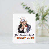 トランプ2020遊再びサム人気がある ポストカード (スタンド正面)