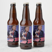 トランプ2020 – さらに4年 ビールラベル (ボトル)