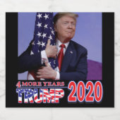 トランプ2020 – さらに4年 ビールラベル (シングルラベル)