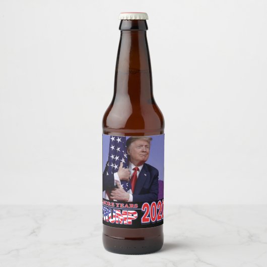 トランプ2020 – さらに4年 ビールラベル (正面)