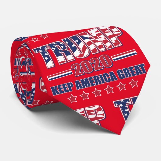 トランプ2020 アメリカを再び偉大に ネクタイ (ロール)