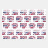 トランプ2020 – アメリカを復活させる ラッピングペーパーシート (正面2)