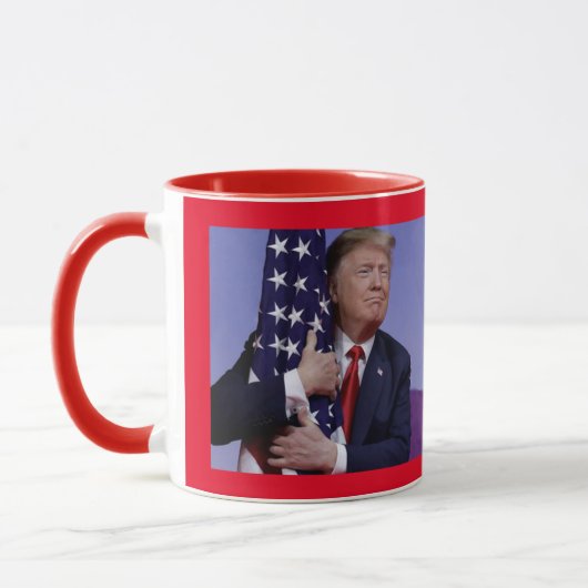 トランプ2020 – ア保メリカ素晴らし マグカップ (左)