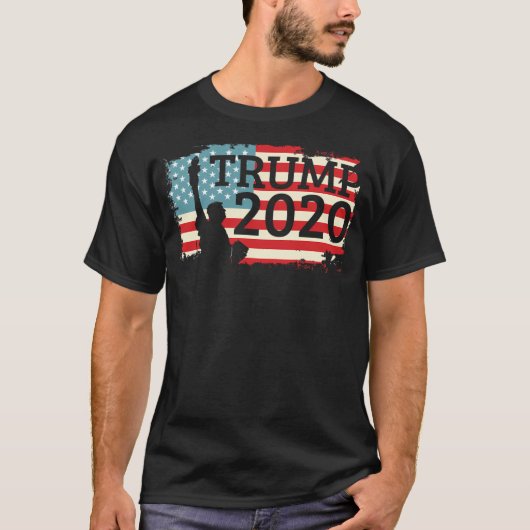 トランプ2020 – ア保メリカ素晴らし Tシャツ (正面)