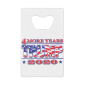 トランプ2020 クレジットカード栓抜き (正面)