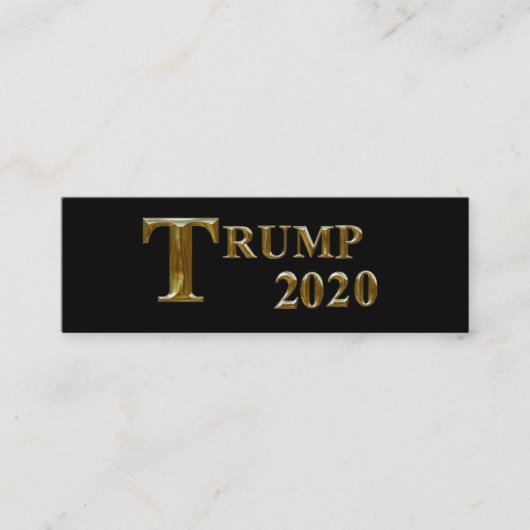 トランプ2020 スキニー名刺 (正面)
