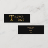 トランプ2020 スキニー名刺 (正面/裏面)