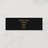 トランプ2020 スキニー名刺 (裏面)