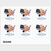 トランプ2020 スクエアシール (シート)
