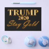 トランプ2020 – ステイ金ゴールド チラシ (シングル)
